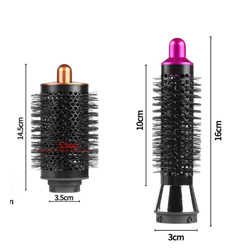 Gold 20mm Cylinder Comb for Dyson Airwrap - 55Mm Cylinder Comb Rose Red