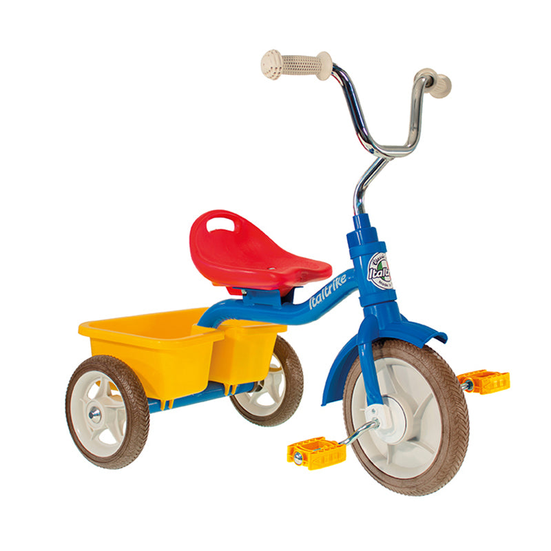 Italtrike 10" Transporter Trike - Colorama (Blue, Red, Yellow)