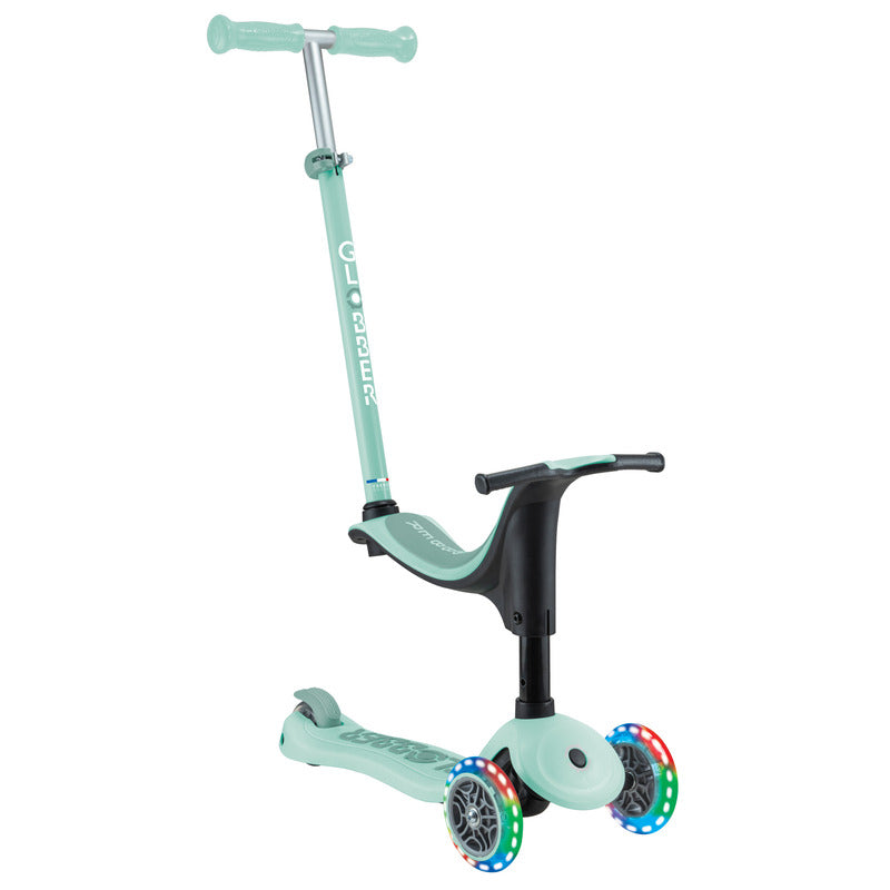Globber GO UP SPORTY Lights with Stabilizer - Mint