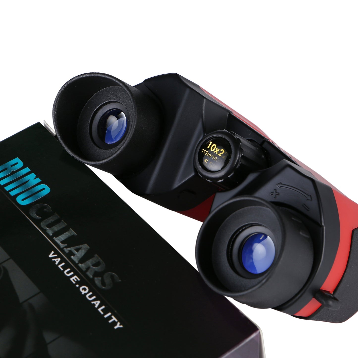 Pink (matte finish) 10x22 Kids Binoculars - Multi-Color Compact High-Definition Telescope for Outdoor Adventures & Concerts