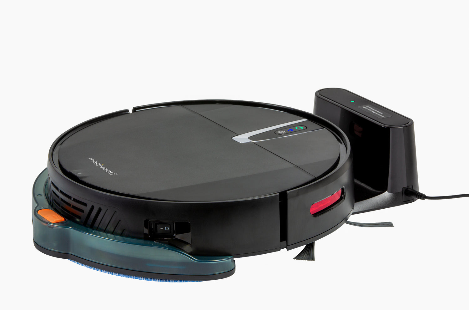 Smart Robot Vacuum Cleaner w/ 3-in-1 HEPA &amp; Mopping Pad (Black)