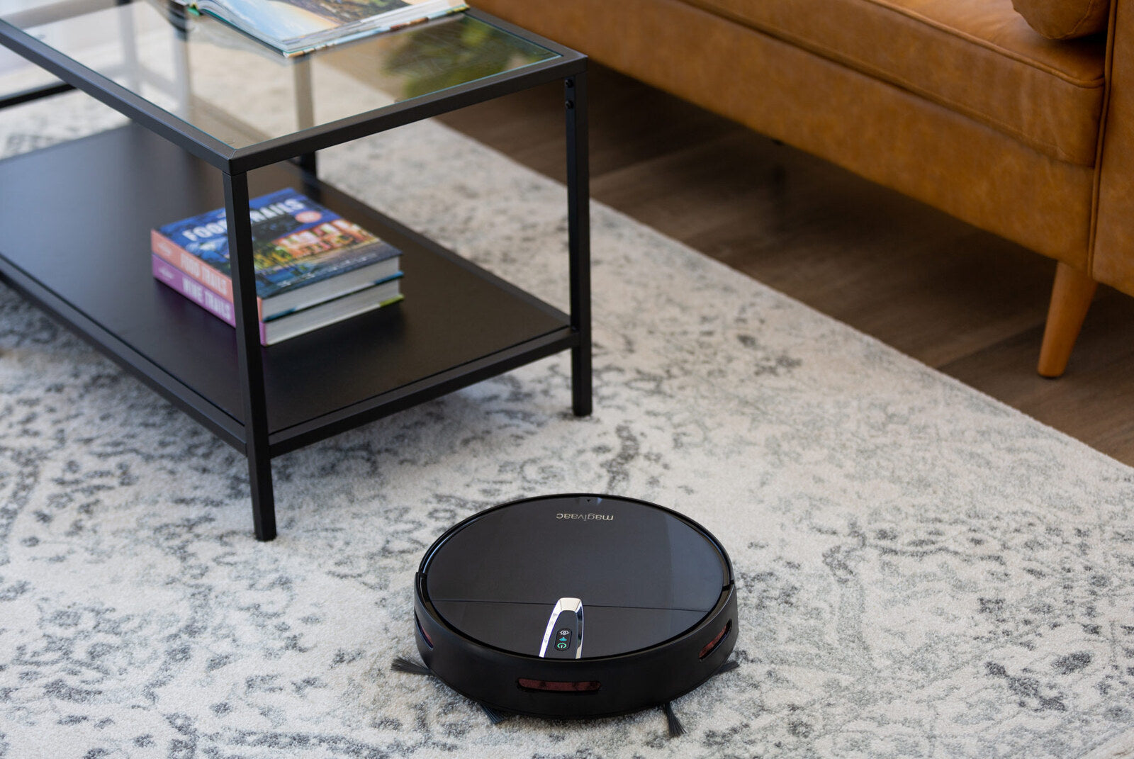 Smart Robot Vacuum Cleaner w/ 3-in-1 HEPA &amp; Mopping Pad (Black)