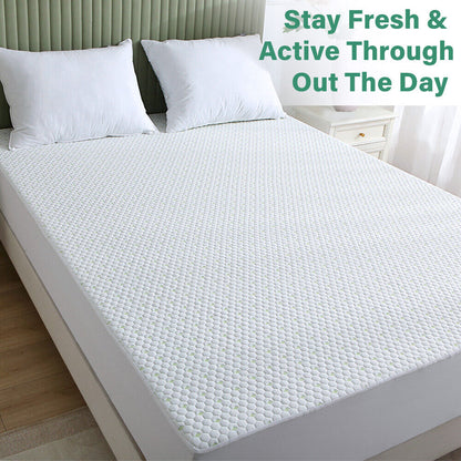 Mattress Protector Bamboo Cotton Mattress Cover Waterproof S Fitted Cover