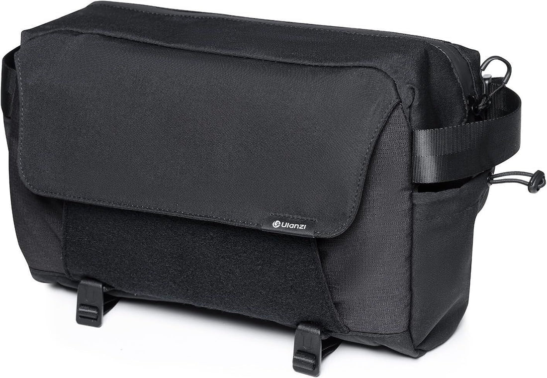 ULANZI BP11 8L Camera Sling Bag with Tripod Holder for Men Women, Lightweight Splash-proof DSLR/Mirrorless Anti-Theft Crossbody Bag for Travel Hiking Photography Customizable Front Pocket Camera Bag