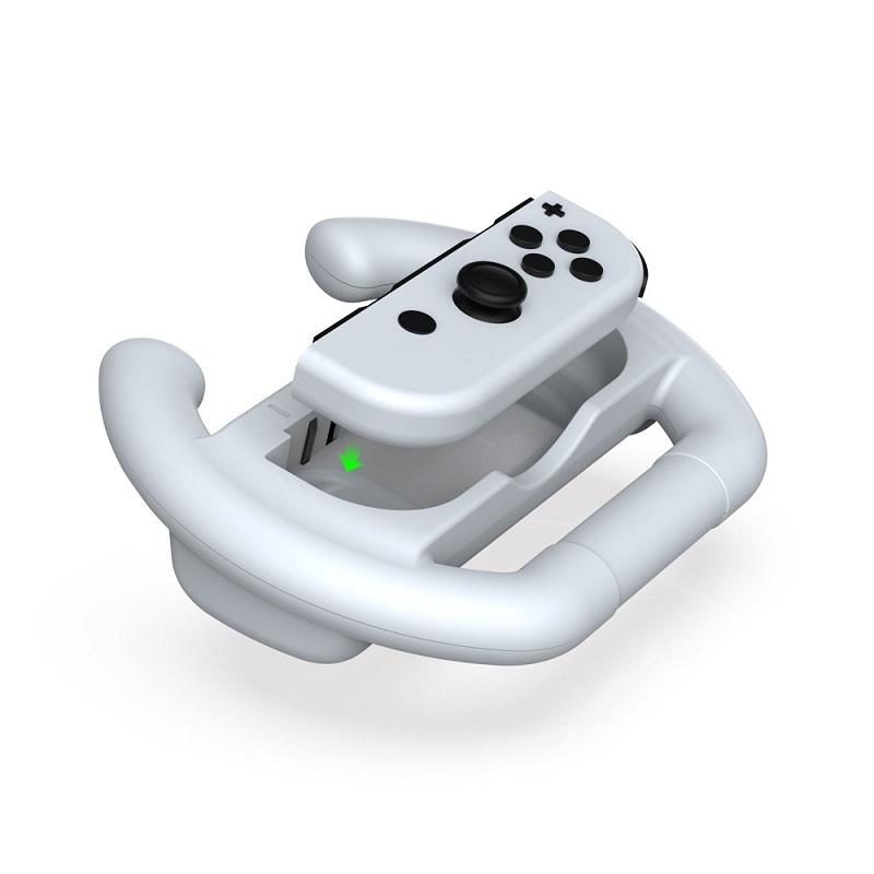 Oled Steering Wheel Set for Nintendo Switch - Compact and Stylish