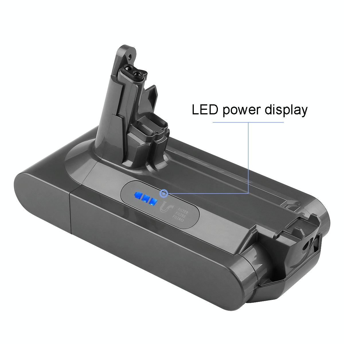 Replacement Battery for Dyson V10 Handheld Vacuum Accessories - 3500Mah
