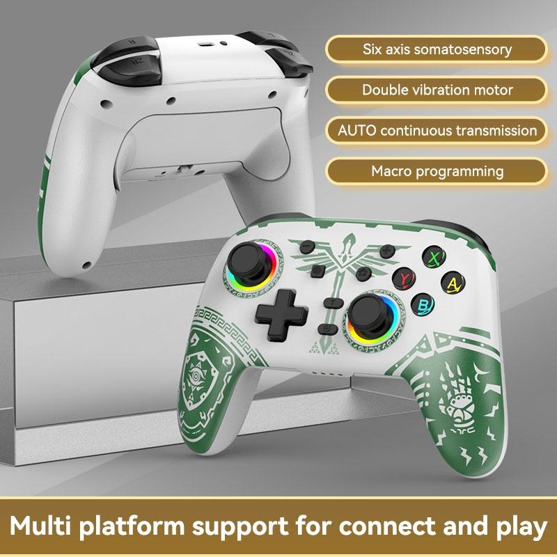 Wireless Gamepad for Nintendo Switch / Pro - Tooth Design - Tbd0603716903 Black