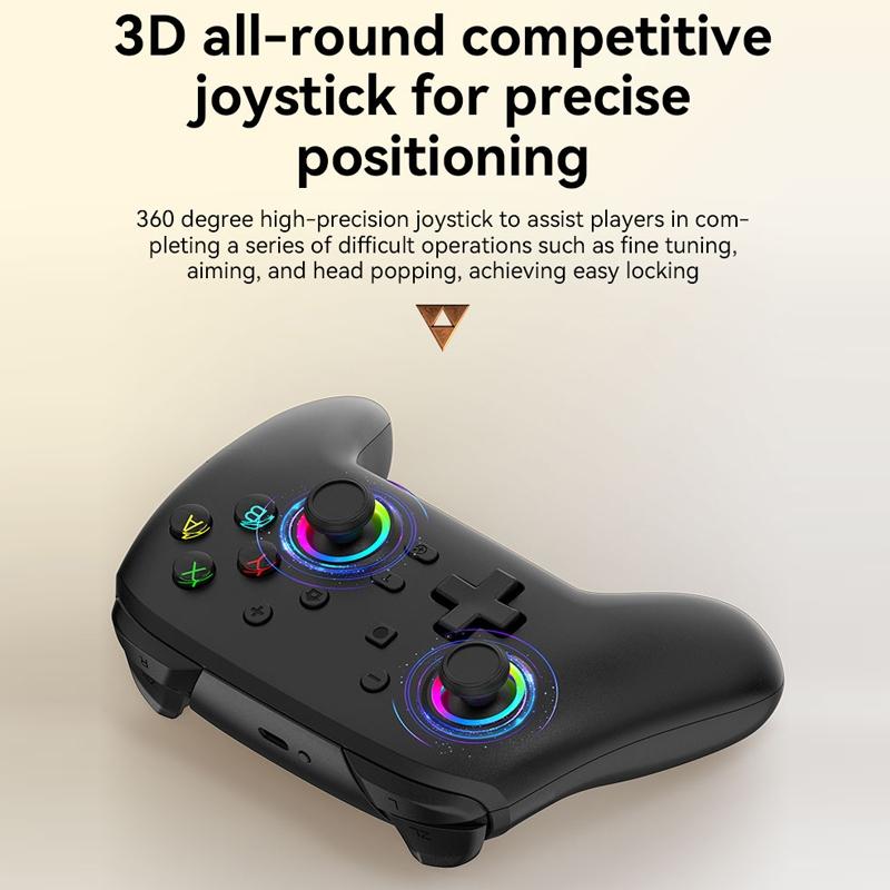 Wireless Gamepad for Nintendo Switch / Pro - Tooth Design - Tbd0603716903 Black