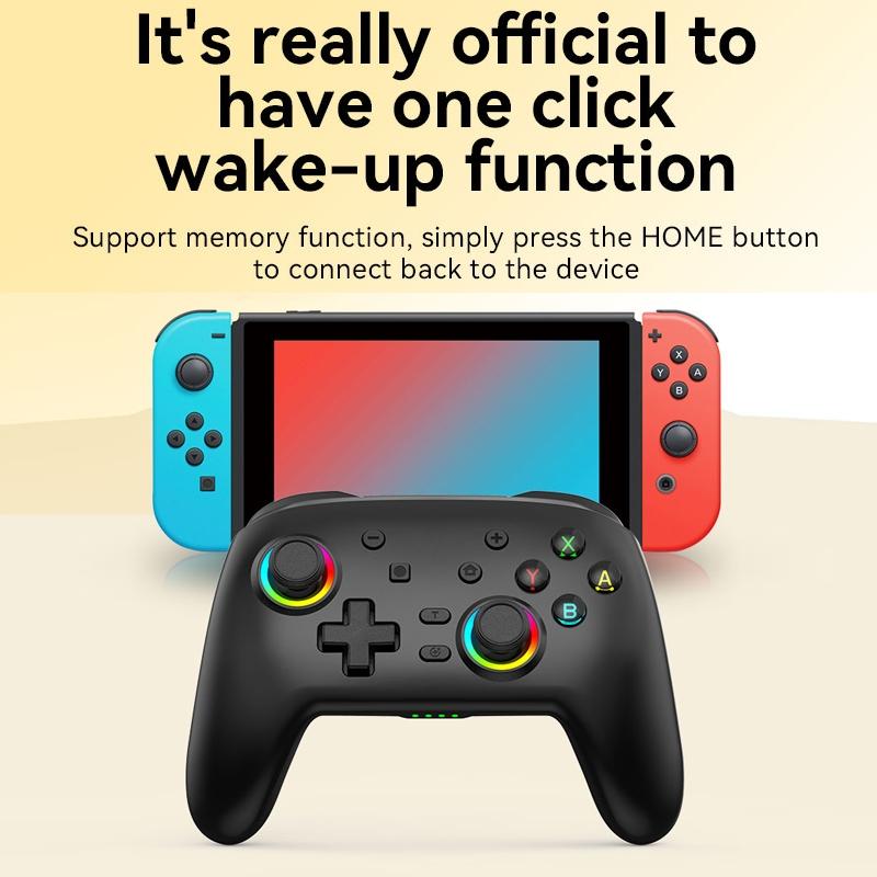 Wireless Gamepad for Nintendo Switch / Pro - Tooth Design - Tbd0603716903 Black