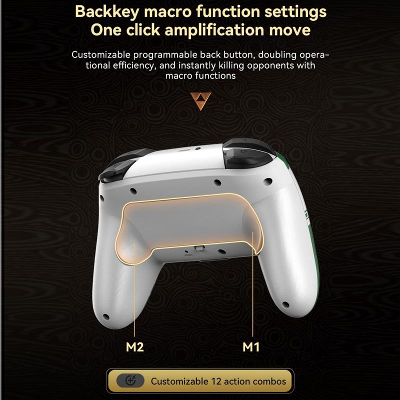 Wireless Gamepad for Nintendo Switch / Pro - Tooth Design - Tbd0603716903 Black