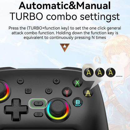 Wireless Gamepad for Nintendo Switch / Pro - Tooth Design - Tbd0603716904 White