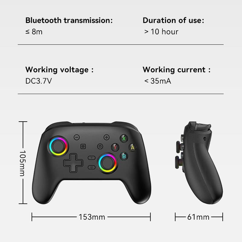 Wireless Gamepad for Nintendo Switch / Pro - Tooth Design - Tbd0603716904 White