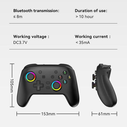 Wireless Gamepad for Nintendo Switch / Pro - Tooth Design - Tbd0603716904 White