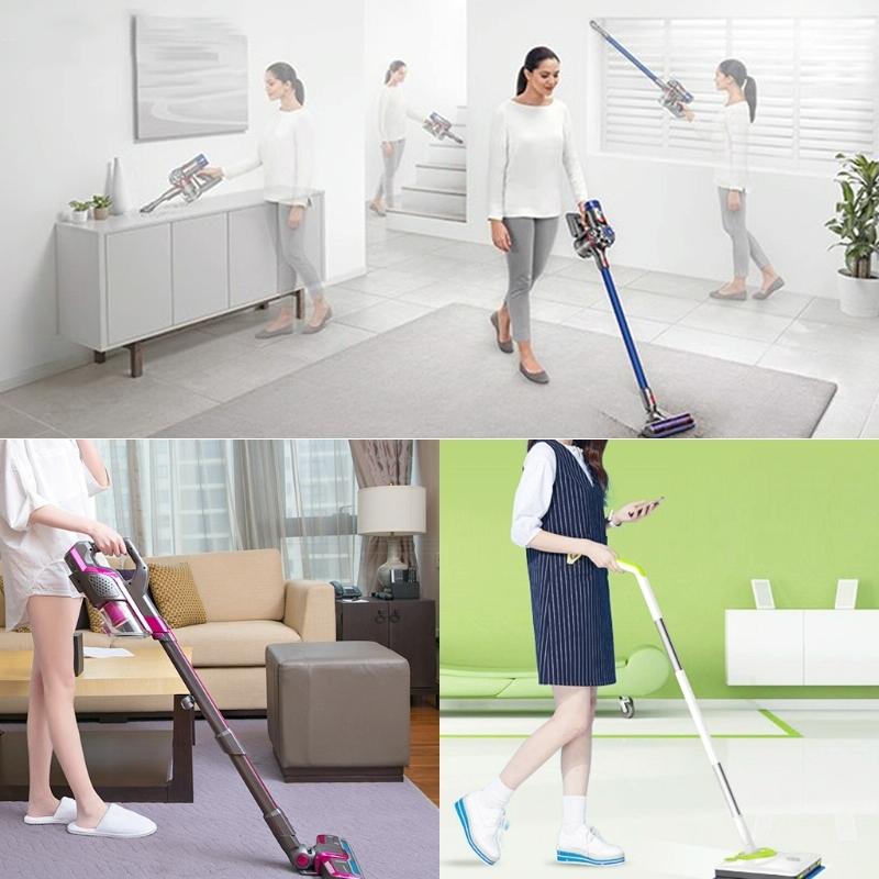 4-in-1 Round Stiff Bed &amp; Connector Brush Kit for Dyson Vacuum