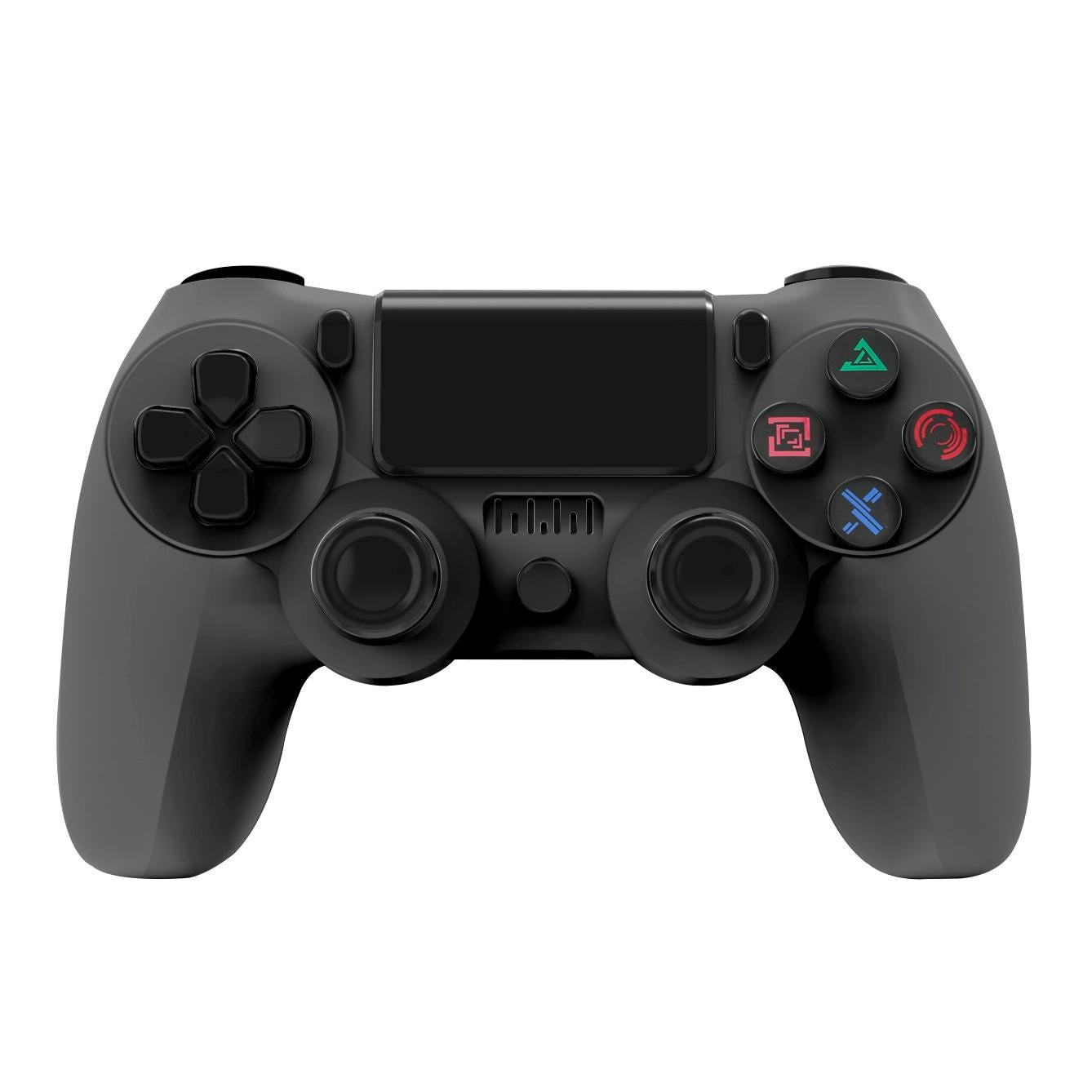 Wireless Bluetooth Game Controller for Ps4 with Dual Vibration and Light Strip - White
