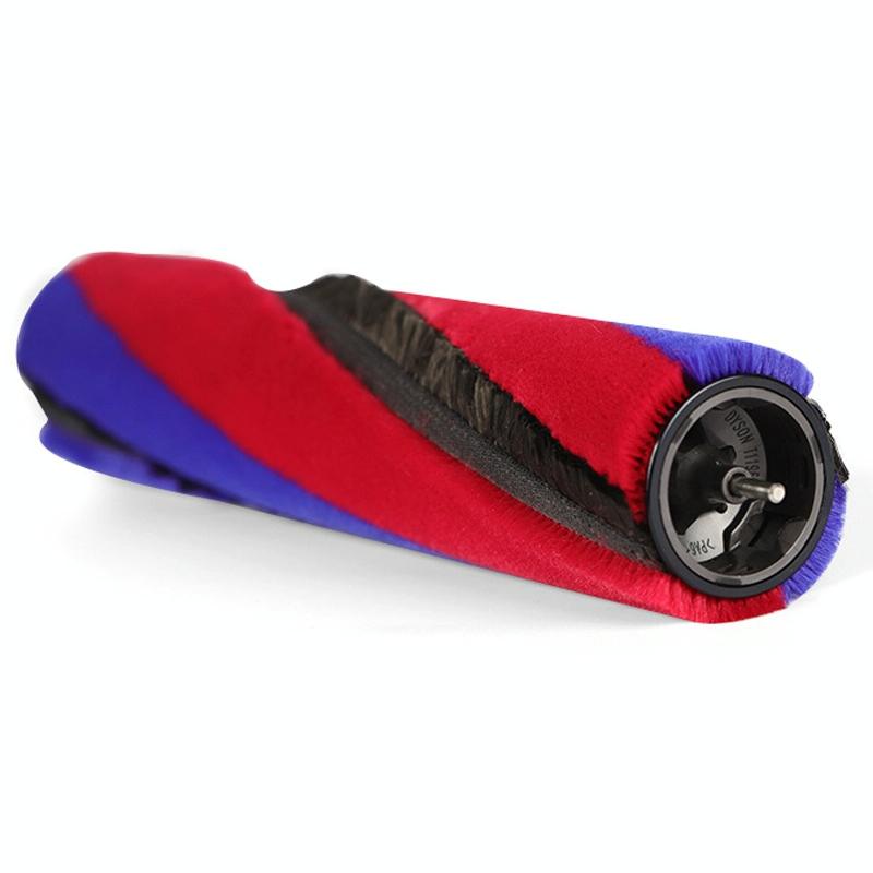 Soft Velvet Suction Head Brush for Dyson V12 V15 Slim Vacuum Cleaner - Red Blue