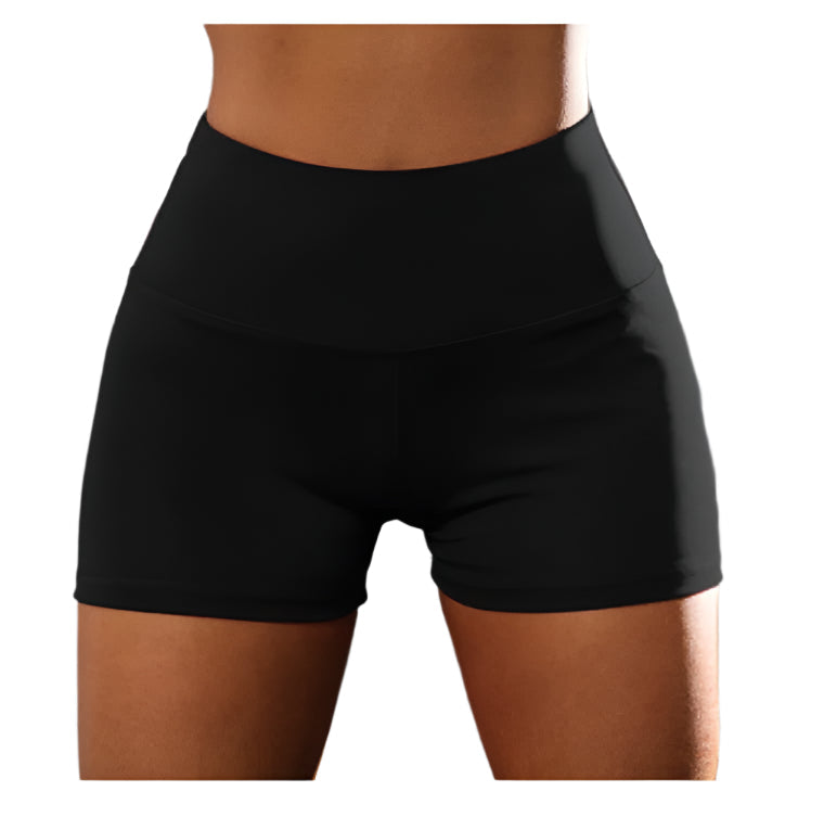 Fitness Yoga Shorts For Women Outdoor Jogging & Hiking Trunks - Black - Xl