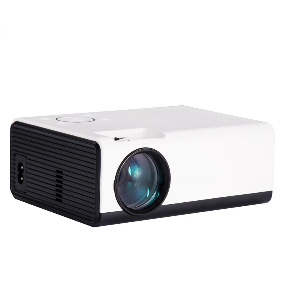 Mini Lcd Digital Projector - 2200 Lumens 800X480 Resolution White / Black