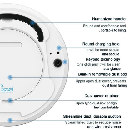 Smart Household Vacuum Cleaner - 1800pa Suction - Ca0380B