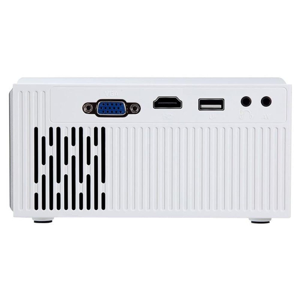 1800 Lumens Hd Wifi Smart Projector - Hdmi / Usb / Vga / Av - Black