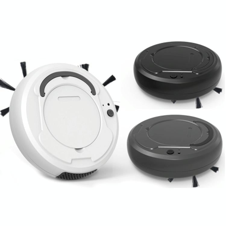 Smart 3-in-1 Robot Vacuum with Wet / Dry Mopping - Rechargeable &amp; Auto Cleaning - Black - Gray