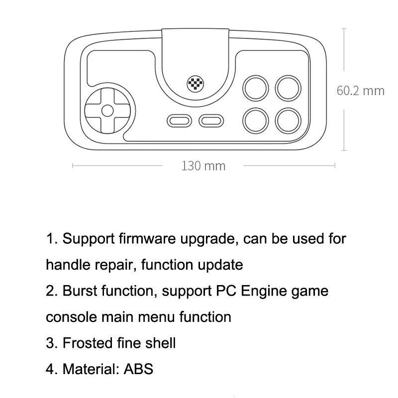 8bitdo Pce2.4g Wireless Gamepad for Nintendo Switch - Black