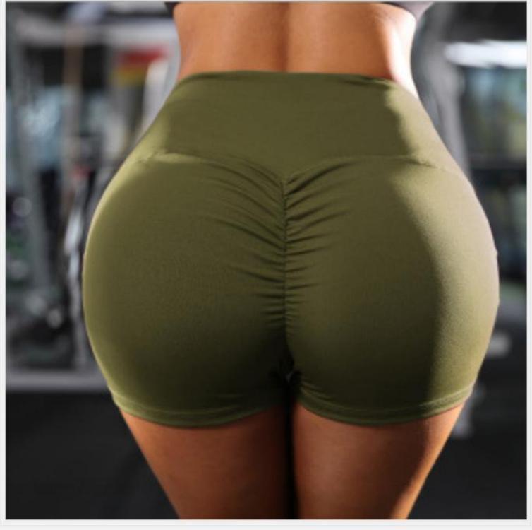 Fitness Yoga Shorts For Women Outdoor Jogging & Hiking Trunks - Green - Xl
