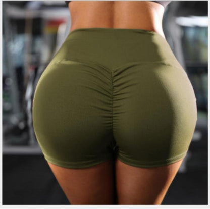 Fitness Yoga Shorts For Women Outdoor Jogging & Hiking Trunks - Green - Xl