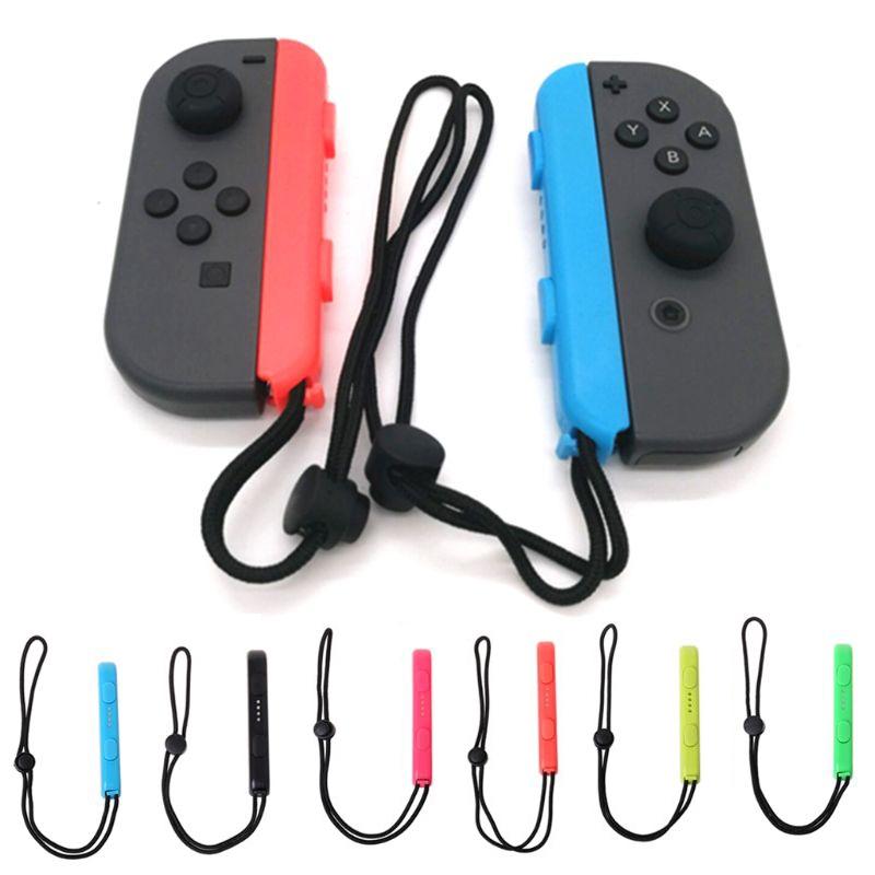 Joy Con Wrist Lanyard Pair for Nintendo Switch Gaming - Cyan
