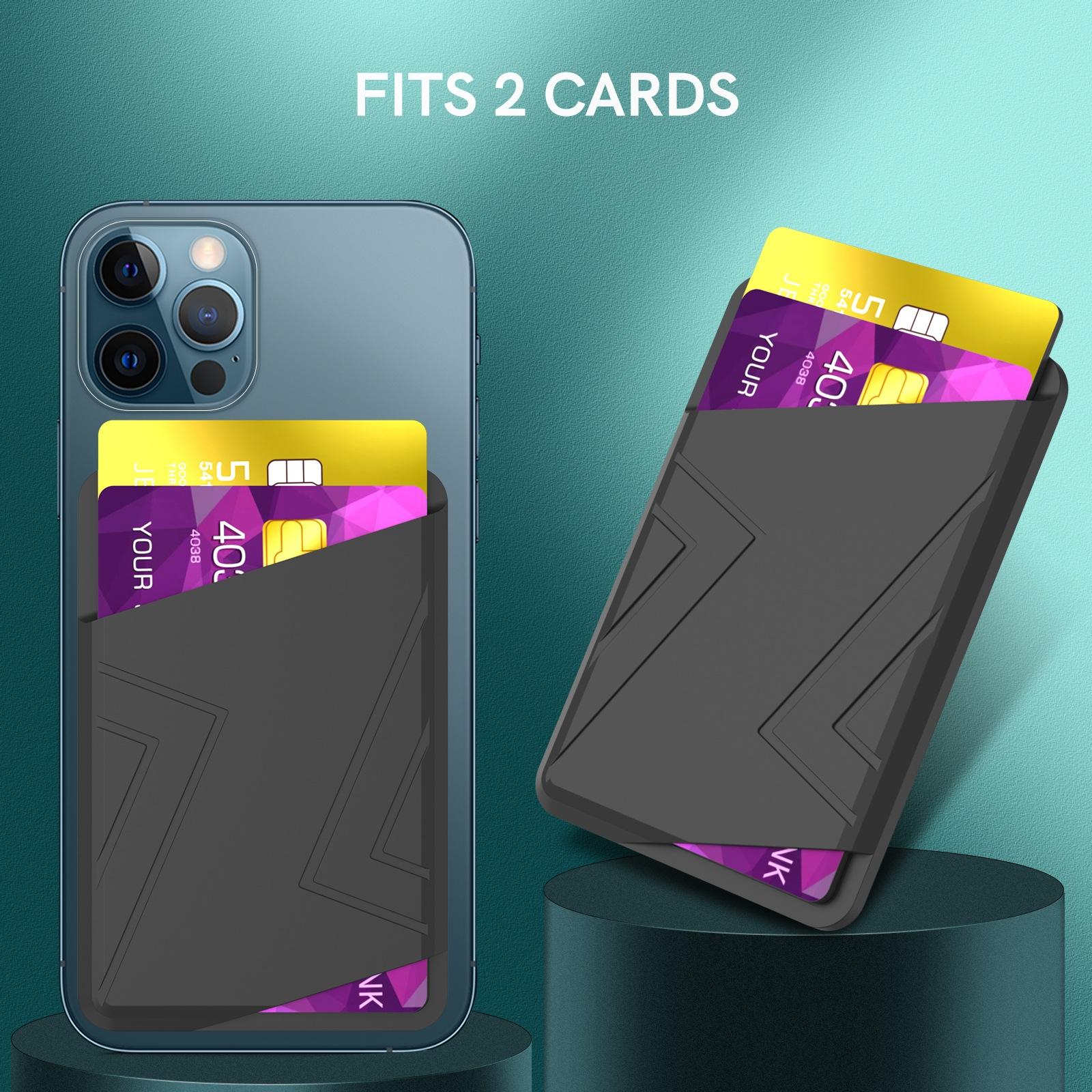 Silicone Card Case Black - Midnight Blue