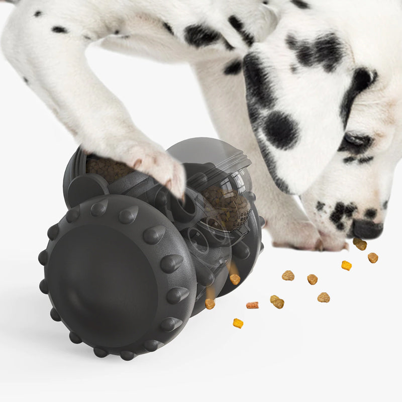 Vibe Geeks Pet Food Dispenser Tumbler Dog Treat Toy - Blue