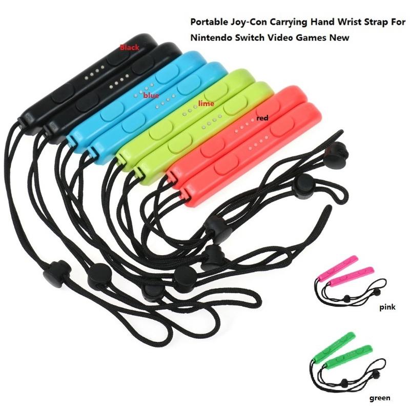 Joy Con Wrist Lanyard Pair for Nintendo Switch Gaming - Blue
