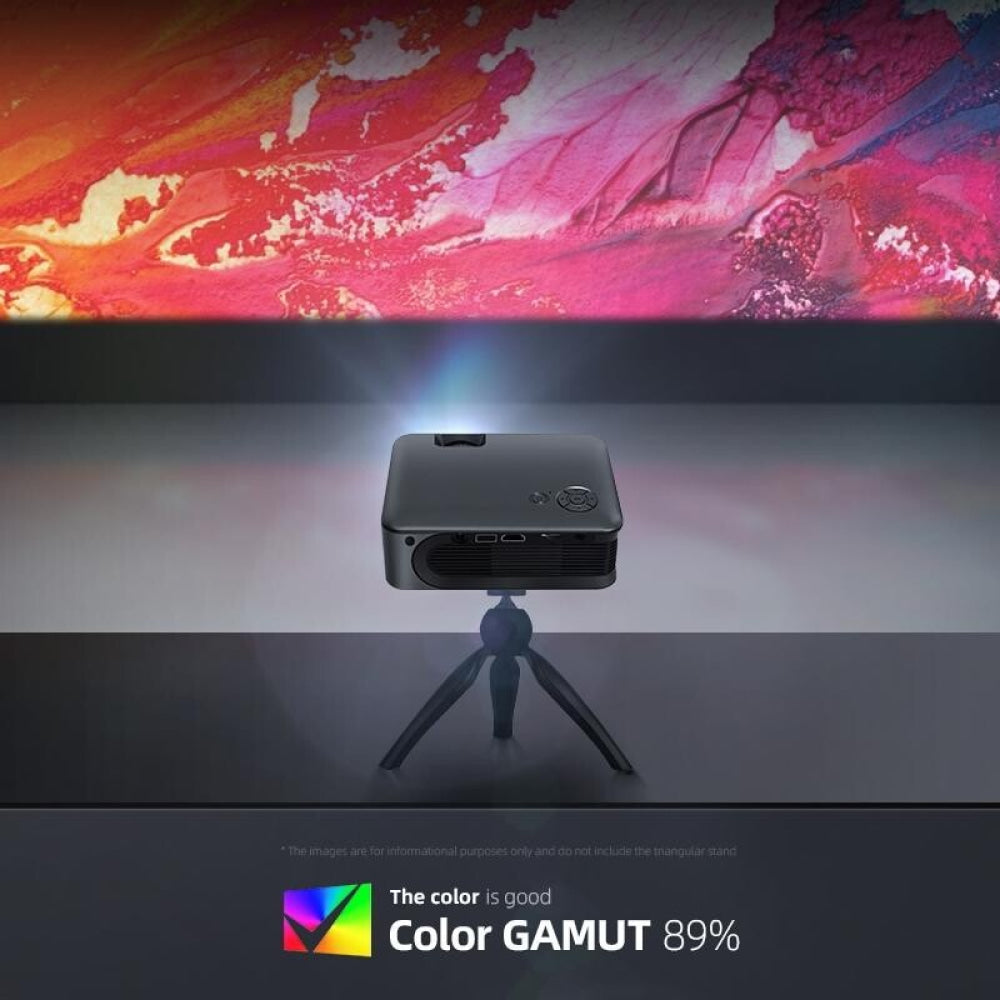 Portable Home Theater Projector - 3000 Lumens 480P