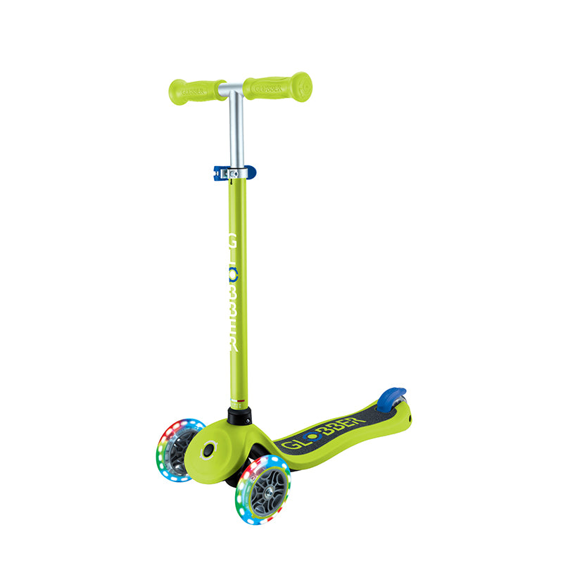 Globber Primo scooter Lights - Lime/Blue