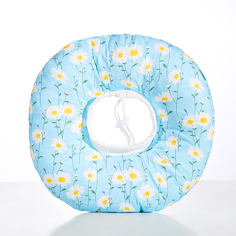 2 pcs Small Chrysanthemum Pet Recovery Collar - Comfortable Anti-Lick Cone for Cats &amp; Dogs Size XS