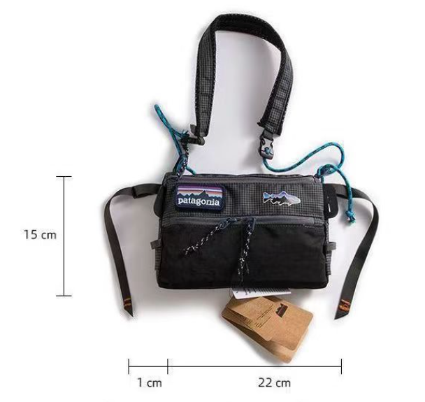 Yellow Unisex Sports Sling Bag - Casual Fishing Crossbody Bag with Workwear Style for Phone Storage