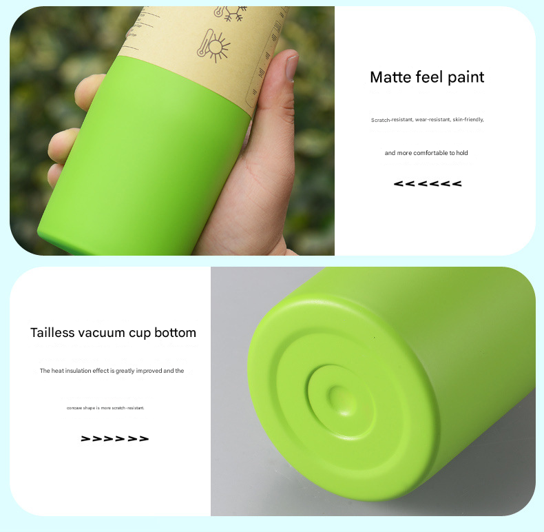 2-piece Red and Blue Premium 304 Stainless Steel Vacuum Insulated Water Bottle - 532ml Large Capacity Sports Flask with 12-24 Hour Thermal Retention, Leak-Proof Portable Travel Mug for Gym, Office, Car and Outdoor Activities