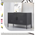 ArtissIn Buffet Sideboard Metal Cabinet - BASE Charcoal
