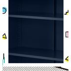 ArtissIn Buffet Sideboard Locker Metal Storage Cabinet - SWEETHEART Blue