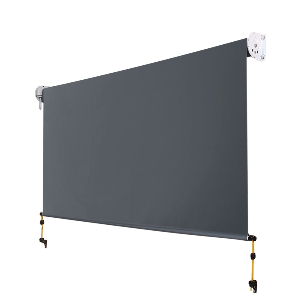 Instahut Outdoor Blind Privacy Screen Roll Down Awning Canopy Window 1.5X2.5M