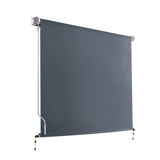 Instahut Outdoor Blind Privacy Screen Roll Down Awning Canopy Window 2.4X2.5M