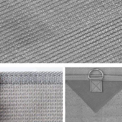 Pop Top Caravan Privacy Screen 2.1 x 1.8M Sun Shade End Wall Roll Out Awning