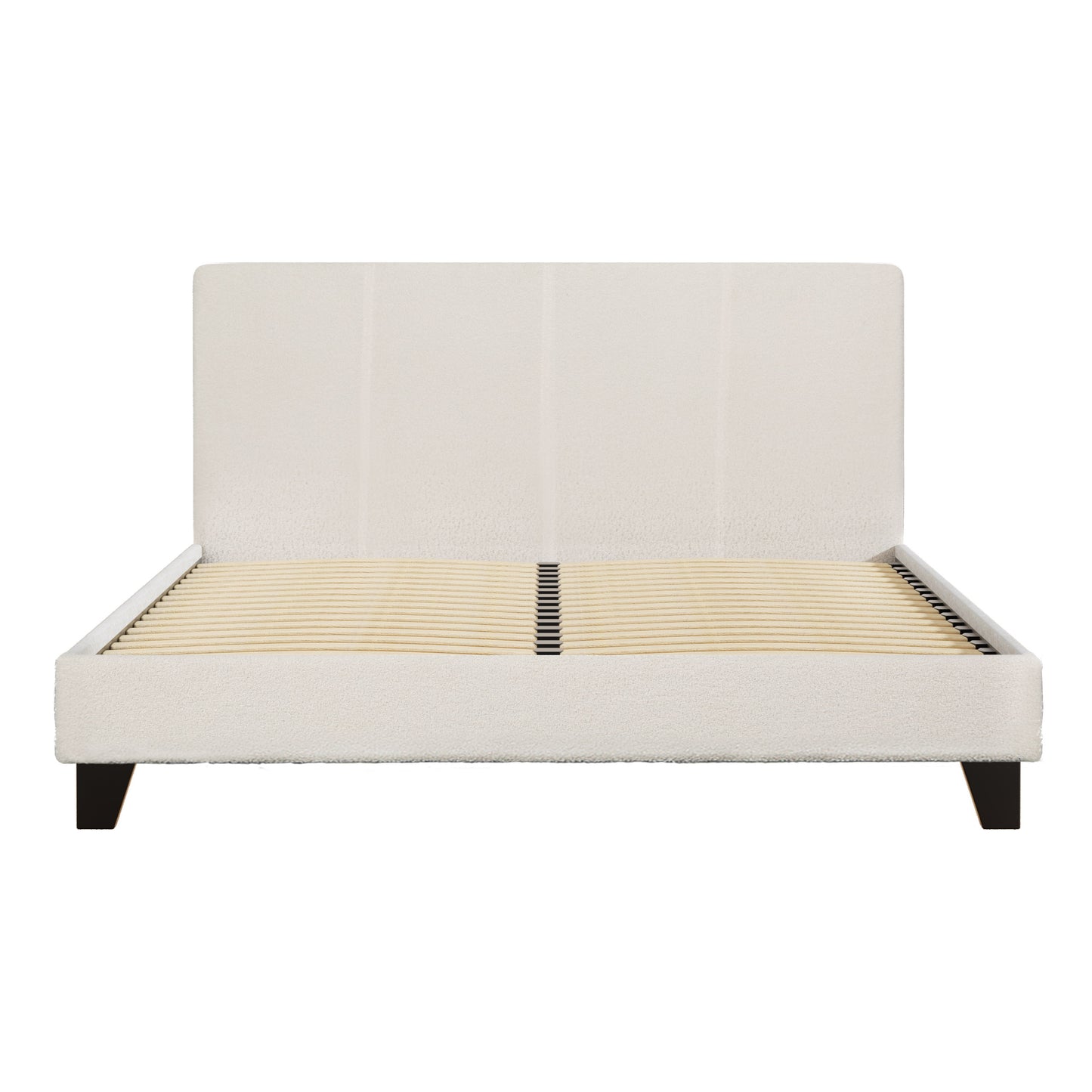 Artiss Bed Frame Queen Size Boucle Fabric Mattress Base Platform Wooden