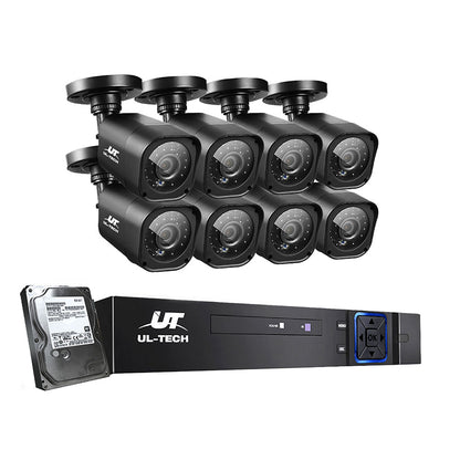 UL-tech CCTV Camera Home Security System 8CH DVR 1080P 1TB Hard Drive Outdoor