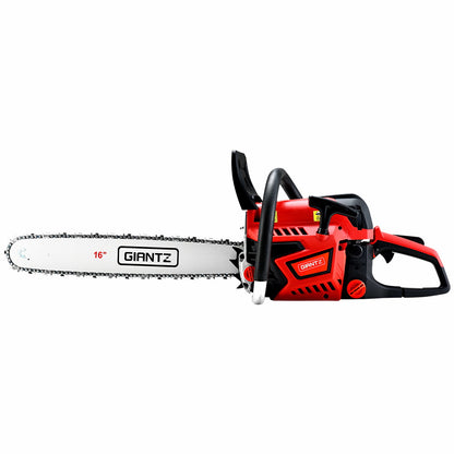Giantz Petrol Chainsaw Chain Saw E-Start Commercial 45cc 16'' Top Handle Tree