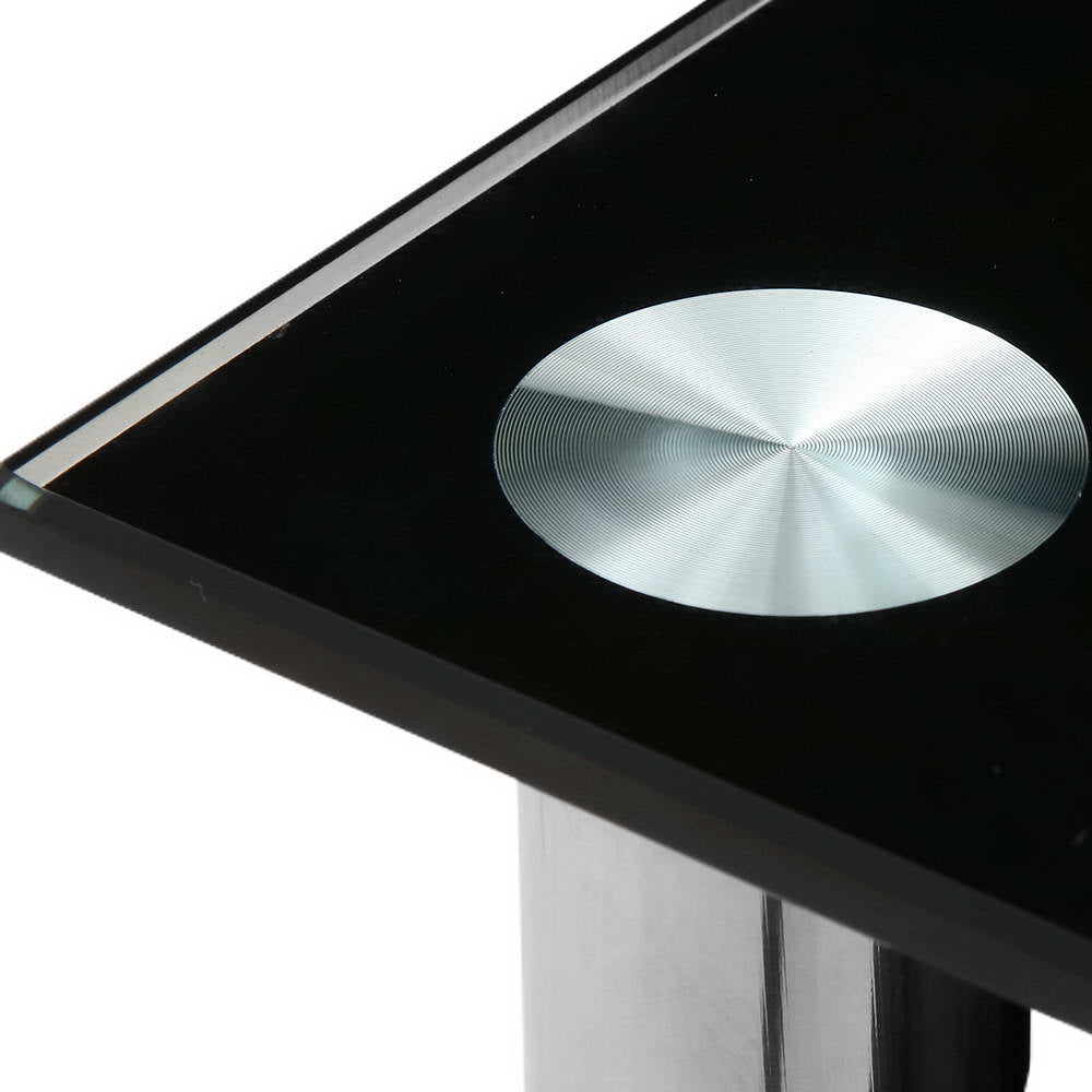 Artiss Entry Hall Console Table - Black &amp; Silver