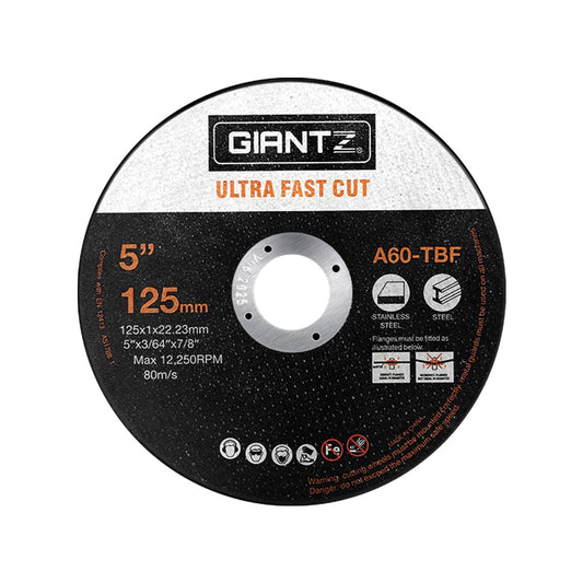 Giantz 50-Piece Cutting Discs 5" 125mm Angle Grinder Thin Cut Off Wheel Metal