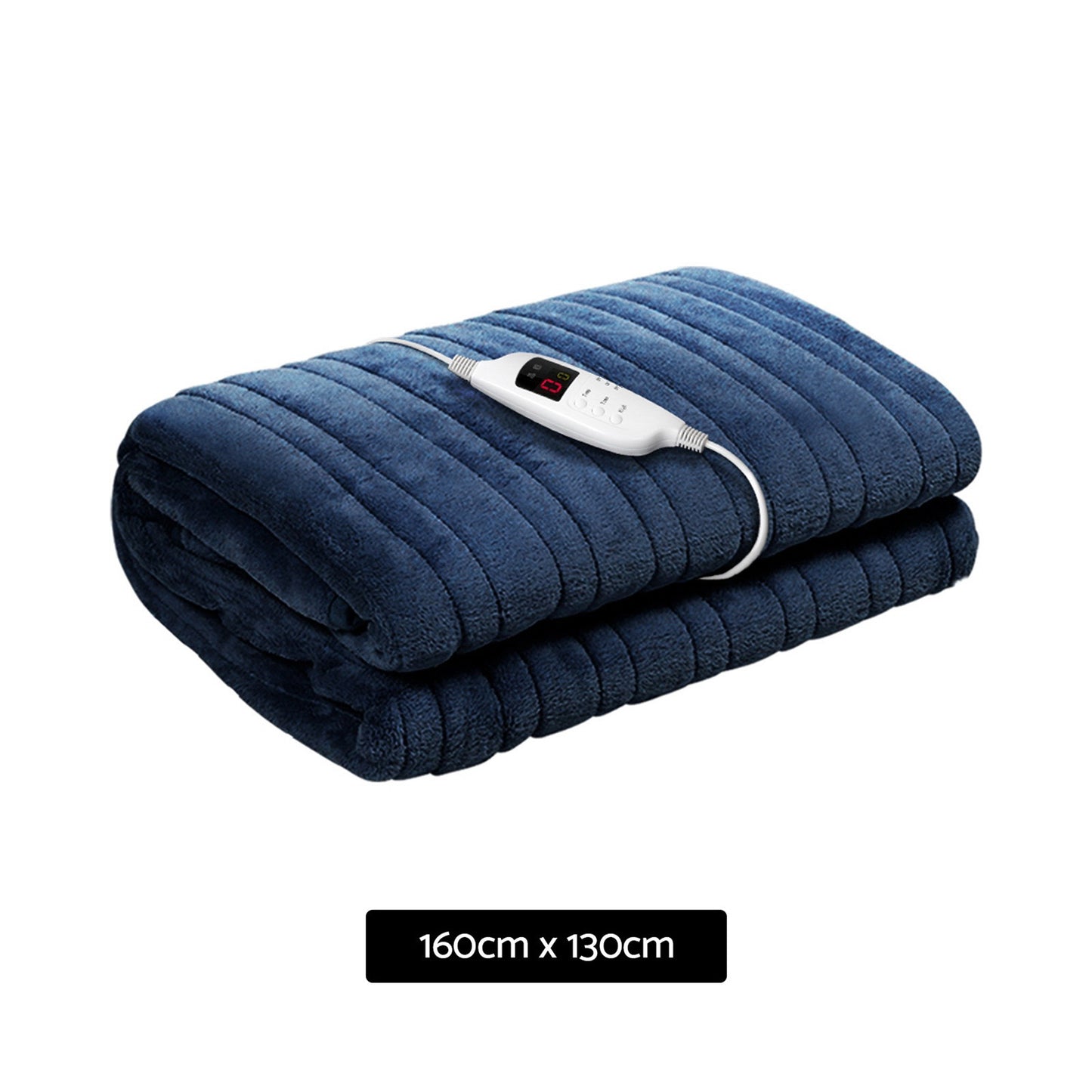 Giselle Bedding Electric Throw Blanket - Navy