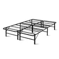 Artiss Folding Double Metal Bed Frame - Black