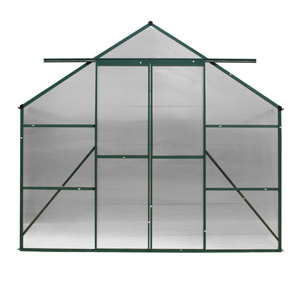 Greenfingers Aluminium Greenhouse Polycarbonate Green House Garden Shed 5.1x2.44M